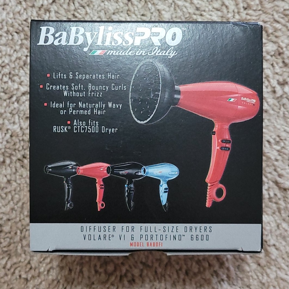BaBylissPRO Italian Series Diffuser, New